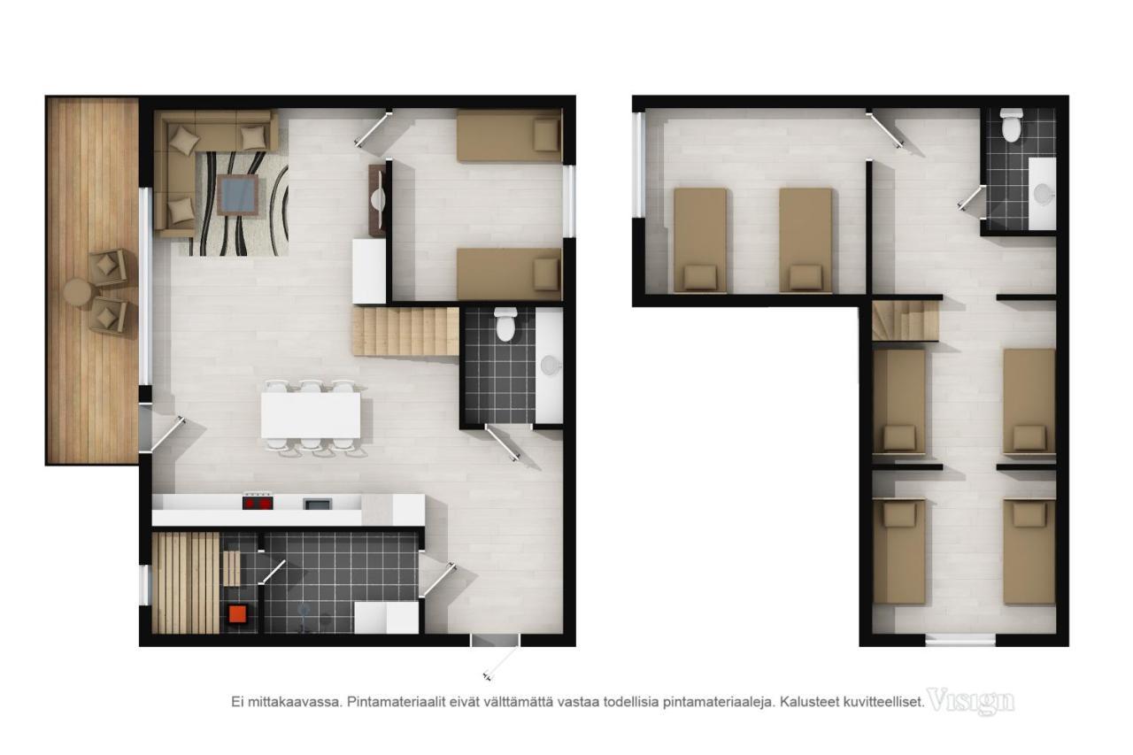 Апартаменты Keskuskuja 5 A2, Levin Alppikeskus Экстерьер фото